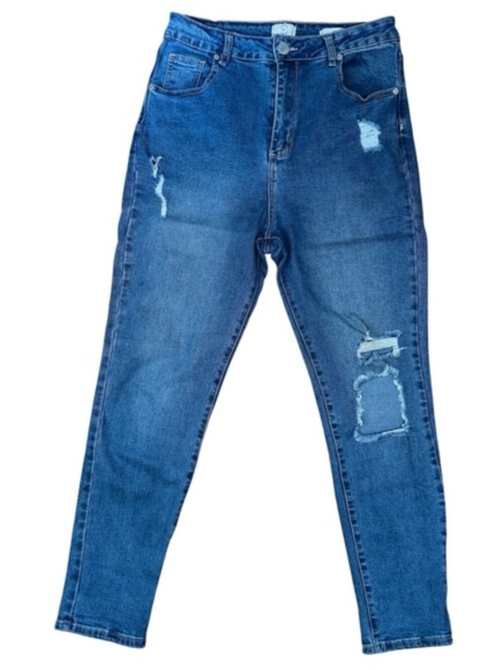 91 Cotton On High 90s‎ Distressed Skinny Jeans Size 8